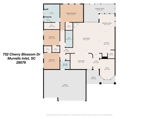 752 Cherry Blossom Dr., Murrells Inlet, SC 29576