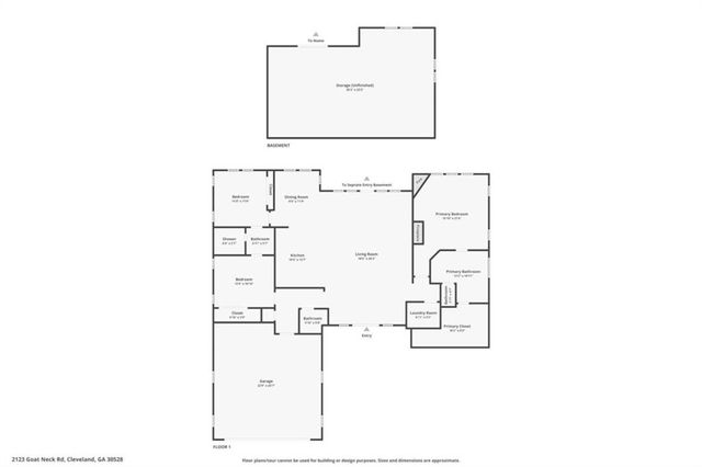 2123 Goat Neck Road, Cleveland, GA 30528