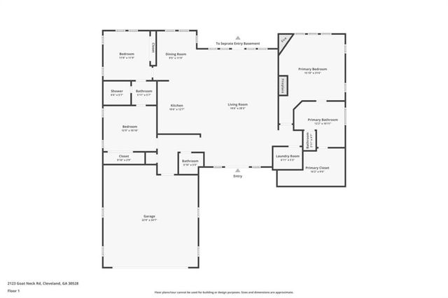 2123 Goat Neck Road, Cleveland, GA 30528