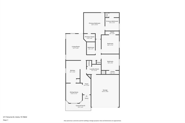 211 Tolcarne DR, Hutto, TX 78634