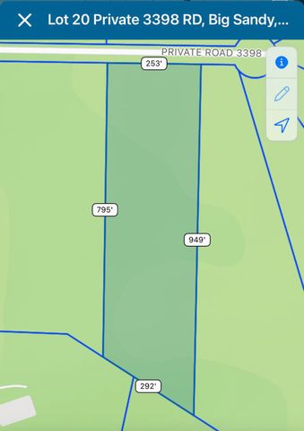 Lot 20 Private 3398 Road, Big Sandy, TX 75755