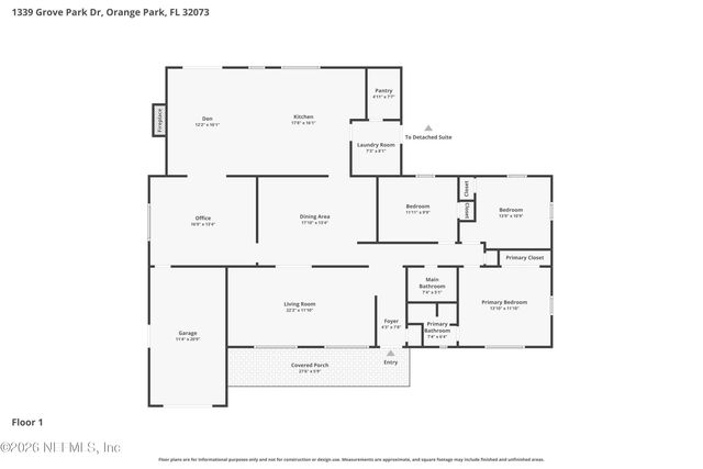 1339 GROVE PARK Drive, Orange Park, FL 32073