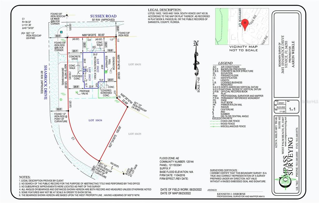 Image 29 of property listing at 3681 SHAMROCK DRIVE, Venice, FL 34293