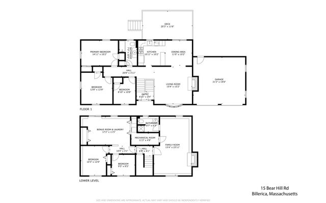 15 Bear Hill Road, Billerica, MA 01821
