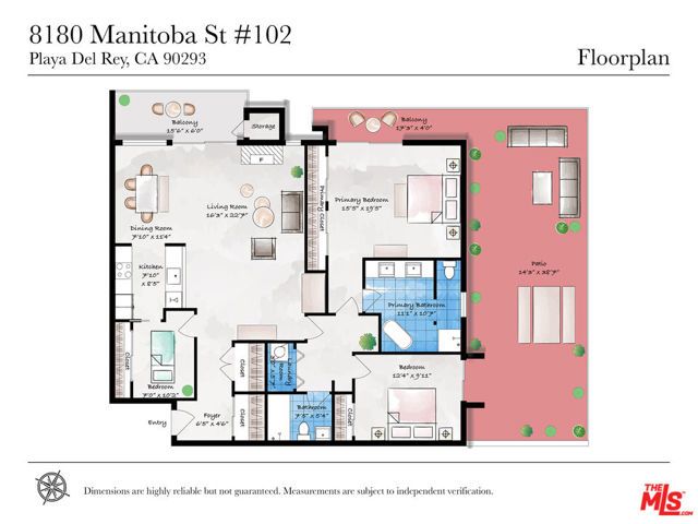 8180 Manitoba Street 102, Playa Del Rey (los Angeles), CA 90293