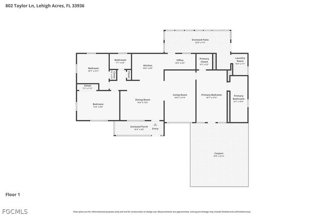 802 Taylor LN, Lehigh Acres, FL 33936