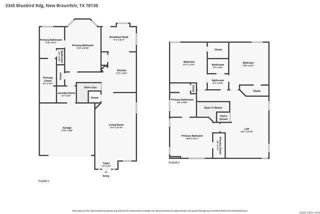 3345 BLUEBIRD RDG, New Braunfels, TX 78130