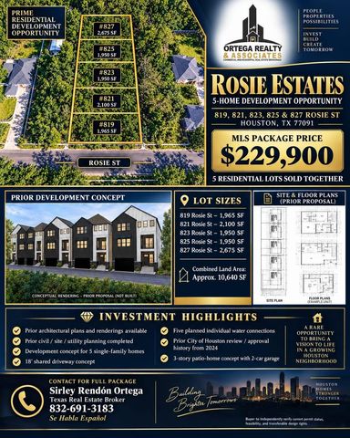 825 Rosie Street, Houston, TX 77091