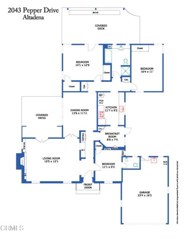 2043 Pepper Drive, Altadena, CA 91001