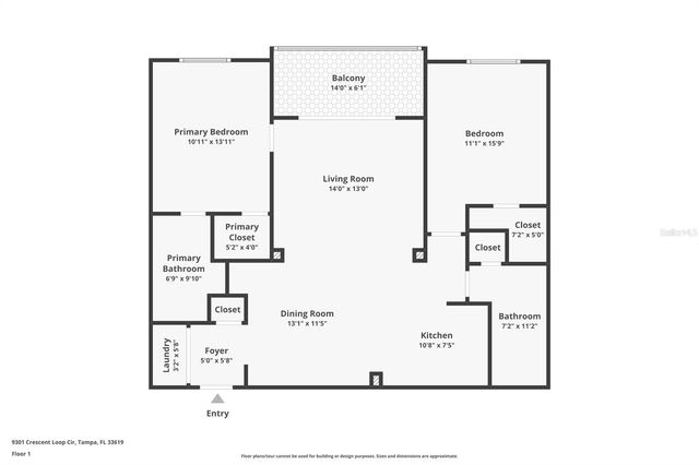 9301 CRESCENT LOOP CIRCLE 206, Tampa, FL 33619