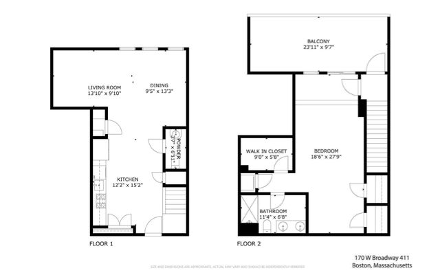 170 W Broadway 411, Boston, MA 02127
