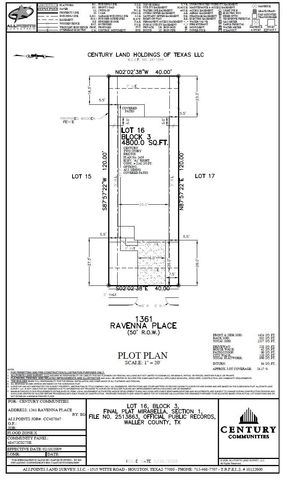 1361 Ravenna Place, Brookshire, TX 77423