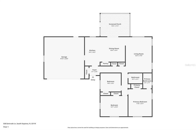 538 GERTRUDE LANE, South Daytona, FL 32119