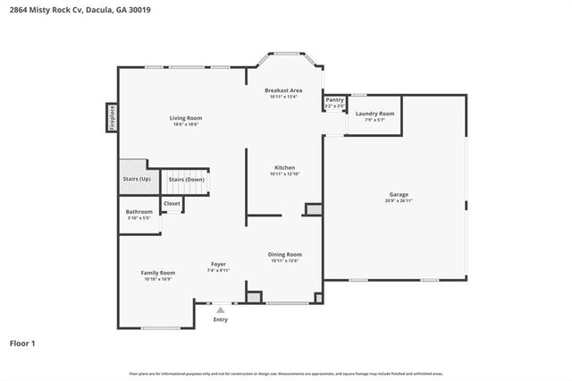 2864 Misty Rock Cove, Dacula, GA 30019