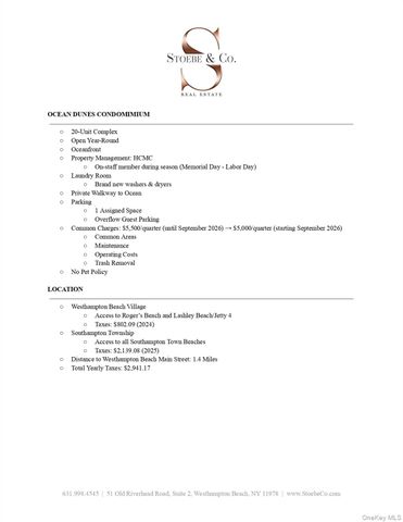 279 Dune Road 2, Westhampton Beach, NY 11978