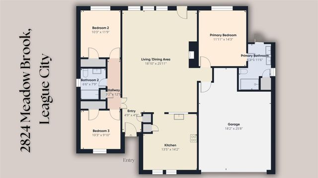 2824 Meadow Brook Court, League City, TX 77573