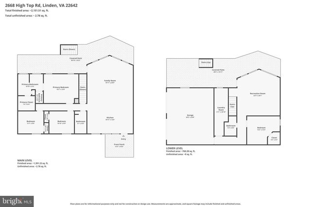 2668 HIGH TOP RD, Linden, VA 22642