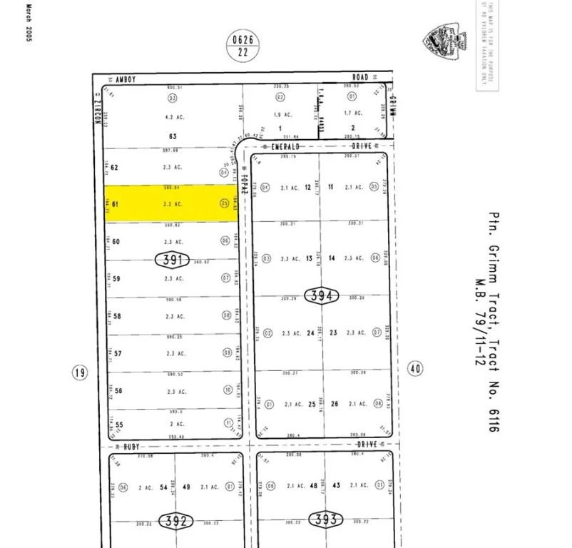 0 Topaz, 29 Palms, CA 92277