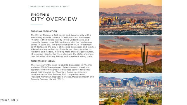 2941 W Foothill Drive -, Phoenix, AZ 85027