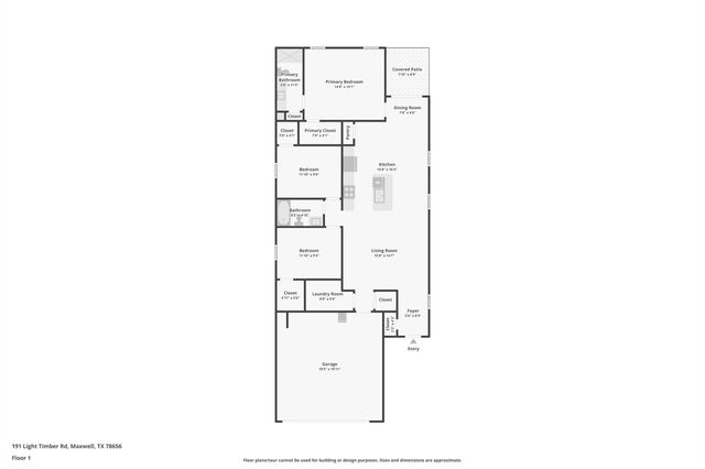 191 Light Timber RD, Maxwell, TX 78656