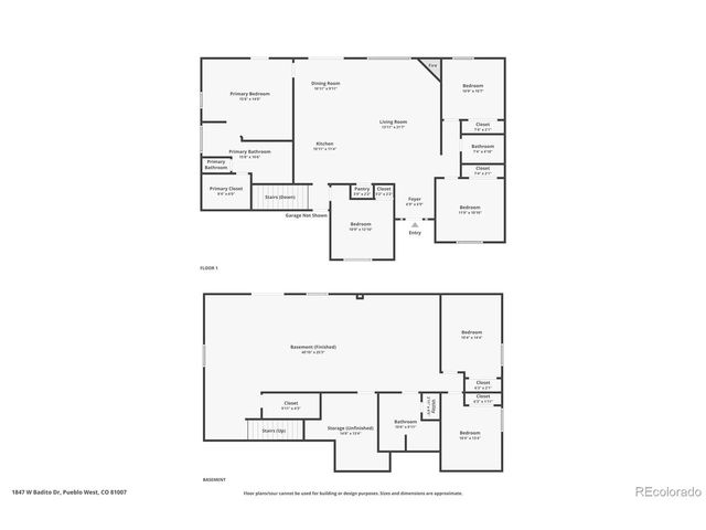 1847 W Badito Dr, Pueblo West, CO 81007