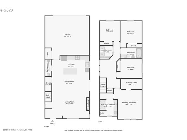 254 Sw 204TH Ter, Beaverton, OR 97006