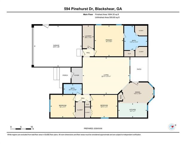 594 Pinehurst Drive, Blackshear, GA 31516