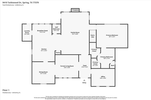 9410 Taidswood Drive, Spring, TX 77379