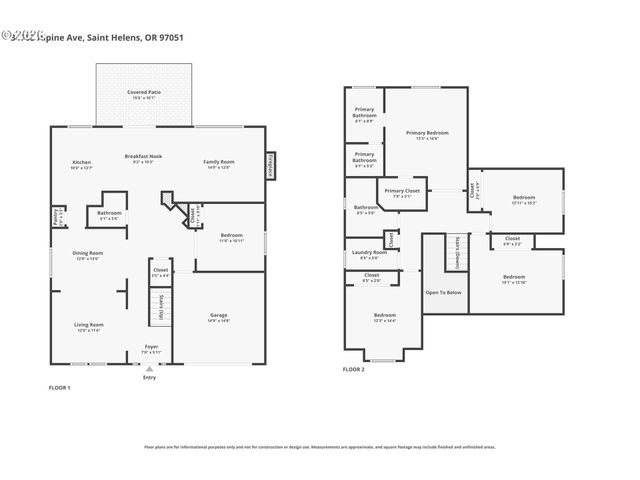 34703 ALPINE Ave, St Helens, OR 97051