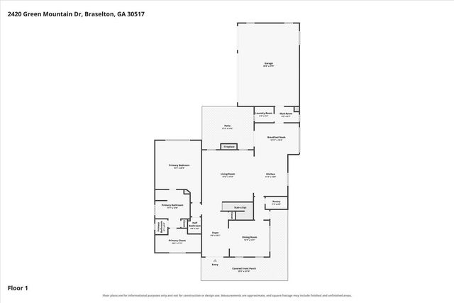 2420 Green Mountain Drive, Braselton, GA 30517