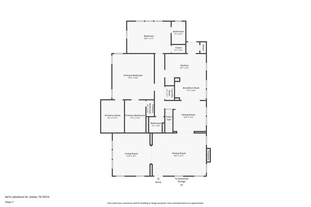 6612 Lakeshore Drive, Dallas, TX 75214