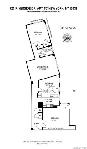 725 Riverside Drive 9C, New York (manhattan), NY 10031