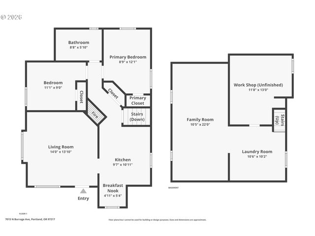 7015 N BURRAGE Ave, Portland, OR 97217