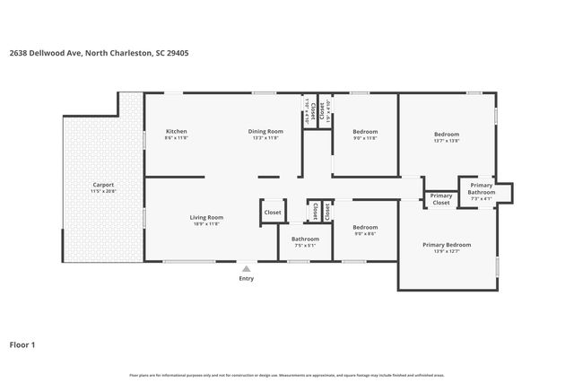 2638 Dellwood Avenue, North Charleston, SC 29405