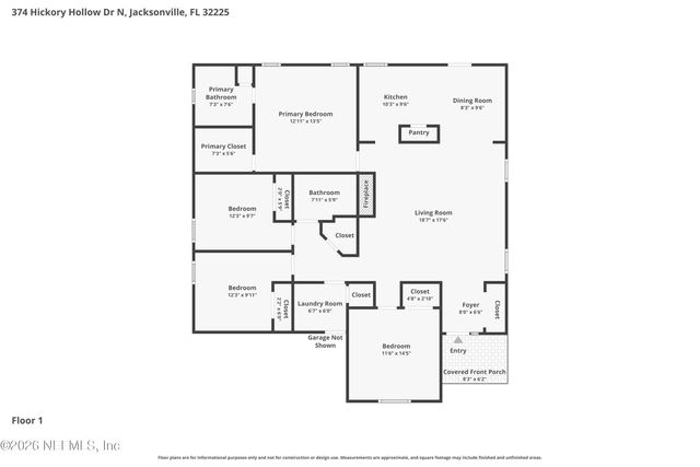 374 HICKORY HOLLOW Drive N, Jacksonville, FL 32225