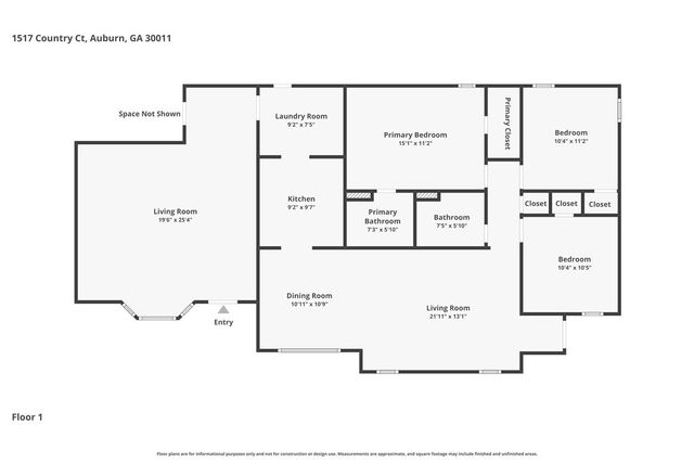 1517 Country Court, Auburn, GA 30011