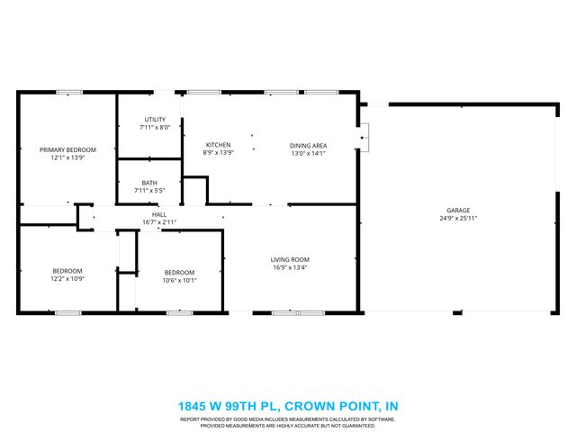 1845 W 99th Place, Crown Point, IN 46307