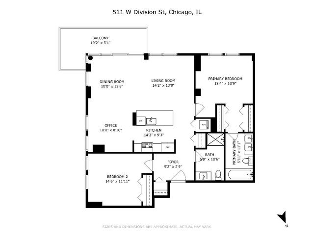 511 W Division Street 607, Chicago, IL 60610