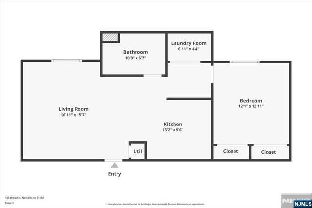 105-107 Broad Street 204, Newark, NJ 07104