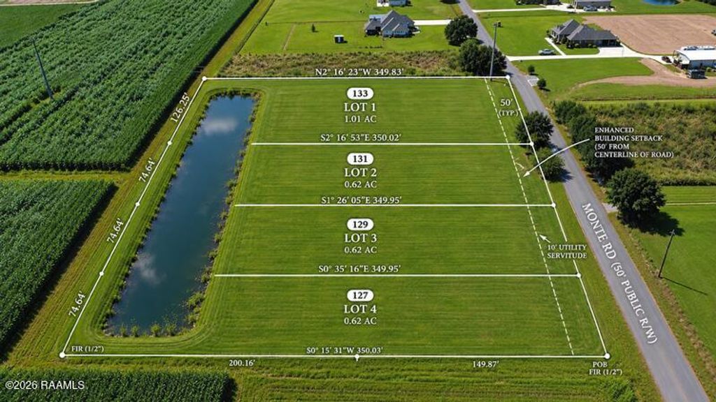Tbd Monte Road Lot 3, Duson, LA 70529