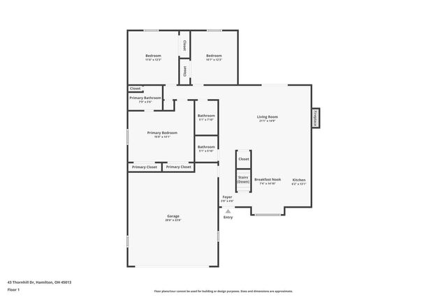 43 Thornhill Drive, Hamilton, OH 45013