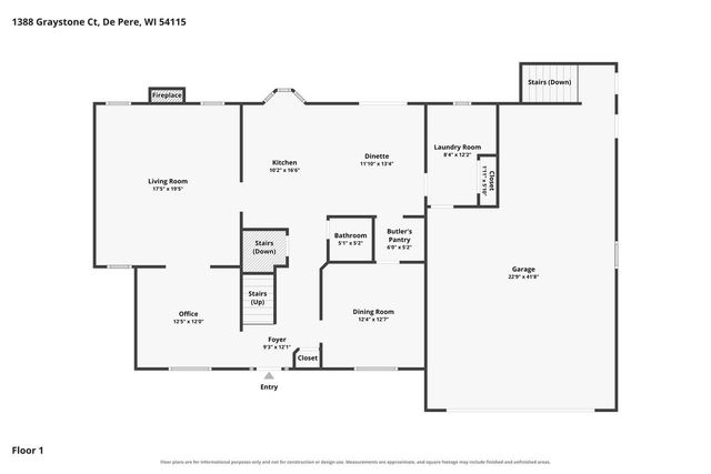 1388 GRAYSTONE COURT, De Pere, WI 54115