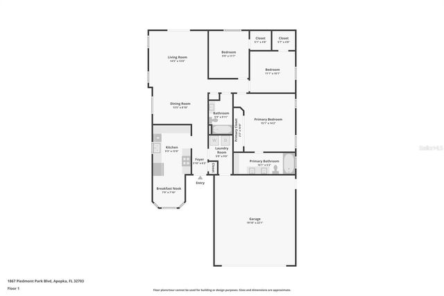 1867 PIEDMONT PARK BOULEVARD, Apopka, FL 32703