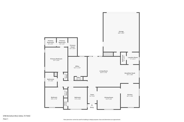 6708 McCallum Boulevard, Dallas, TX 75252