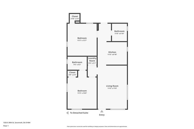 1332 E 39TH & 2205 Ash Street, Savannah, GA 31404