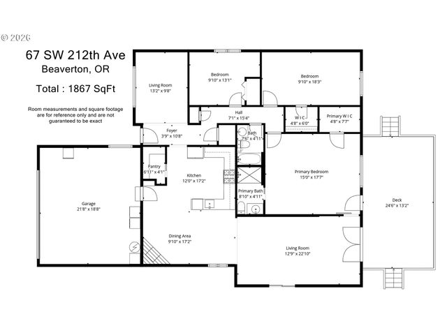 67 Sw 212TH Ave, Beaverton, OR 97006