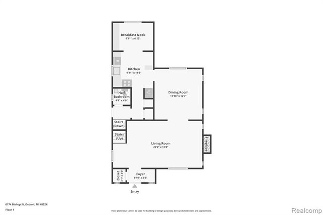 6174 Bishop Street, Detroit, MI 48224