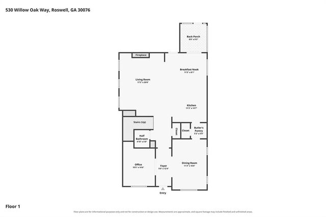 530 Willow Oak Way, Roswell, GA 30076