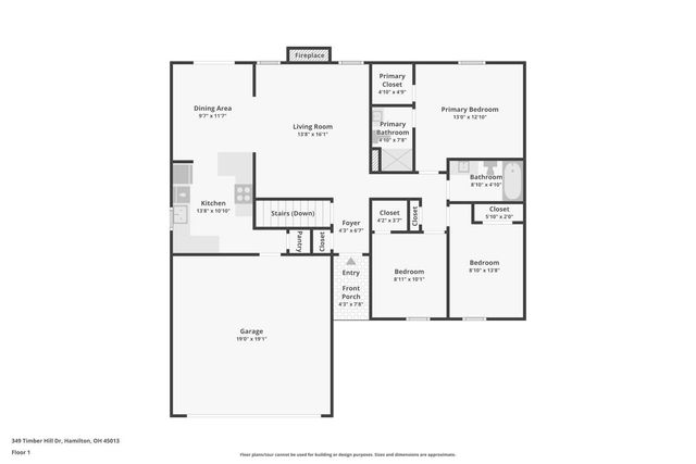 349 Timber Hill Drive, Hamilton, OH 45013