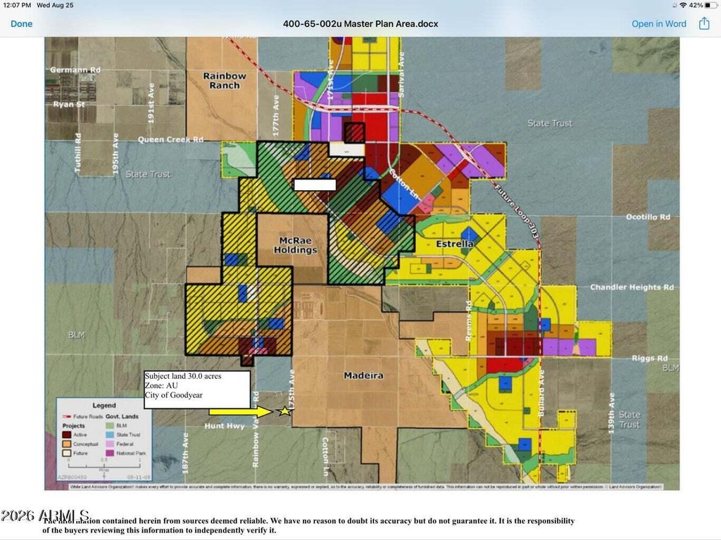 Image 4 of property listing at 0 S 175th Avenue ' - ', Goodyear, AZ 85338